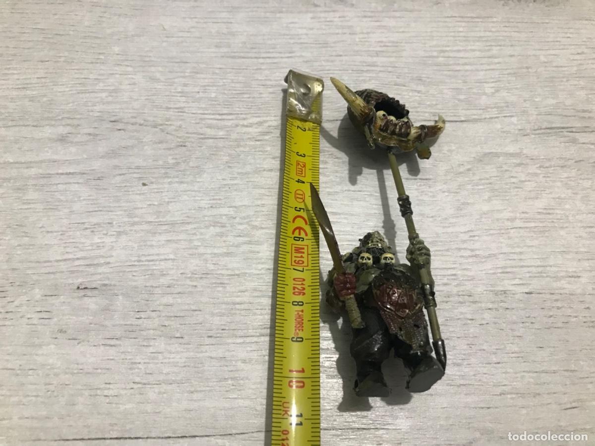 Juegos antiguos: Figura warhammer Orco o troll - Foto 12
