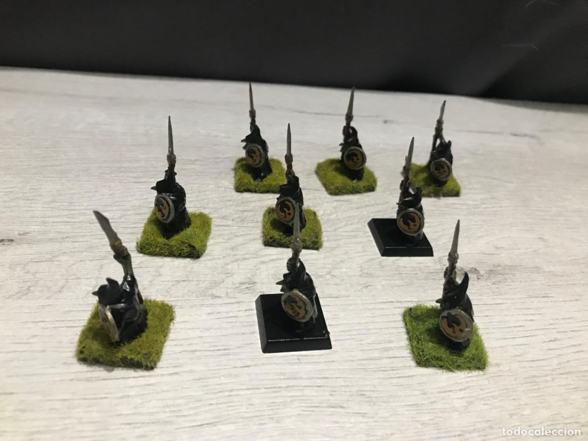 Juegos antiguos: Lote de 9 figuras Warhammer Goblins - Foto 13