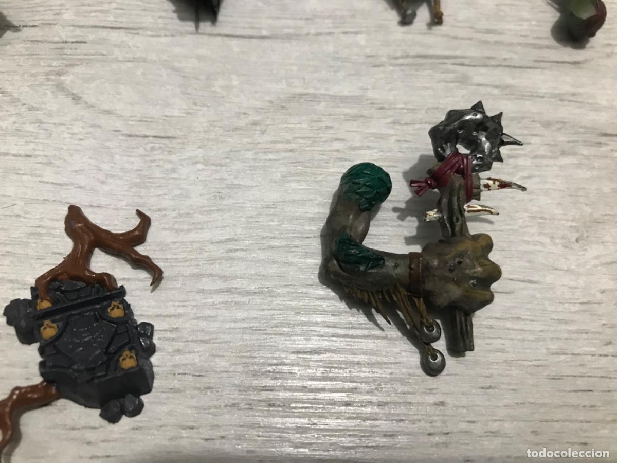 Juegos antiguos: Lote de cabezas y brazos Warhammer para custon - Foto 7