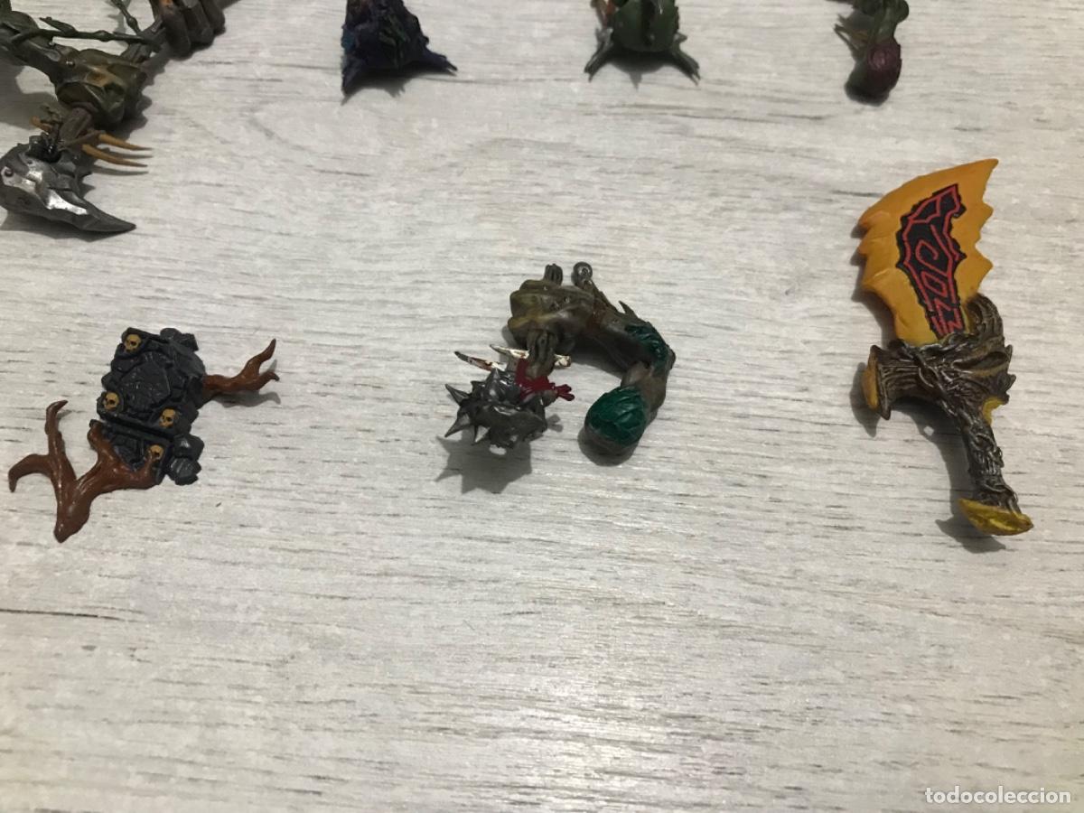 Juegos antiguos: Lote de cabezas y brazos Warhammer para custon - Foto 17