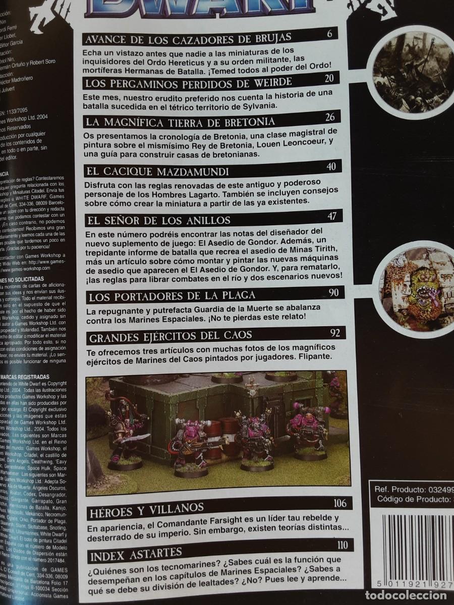 Juegos antiguos: WHITE DWARF NUMERO 107 MARZO 2004 GAMES WORKSHOP - Foto 3