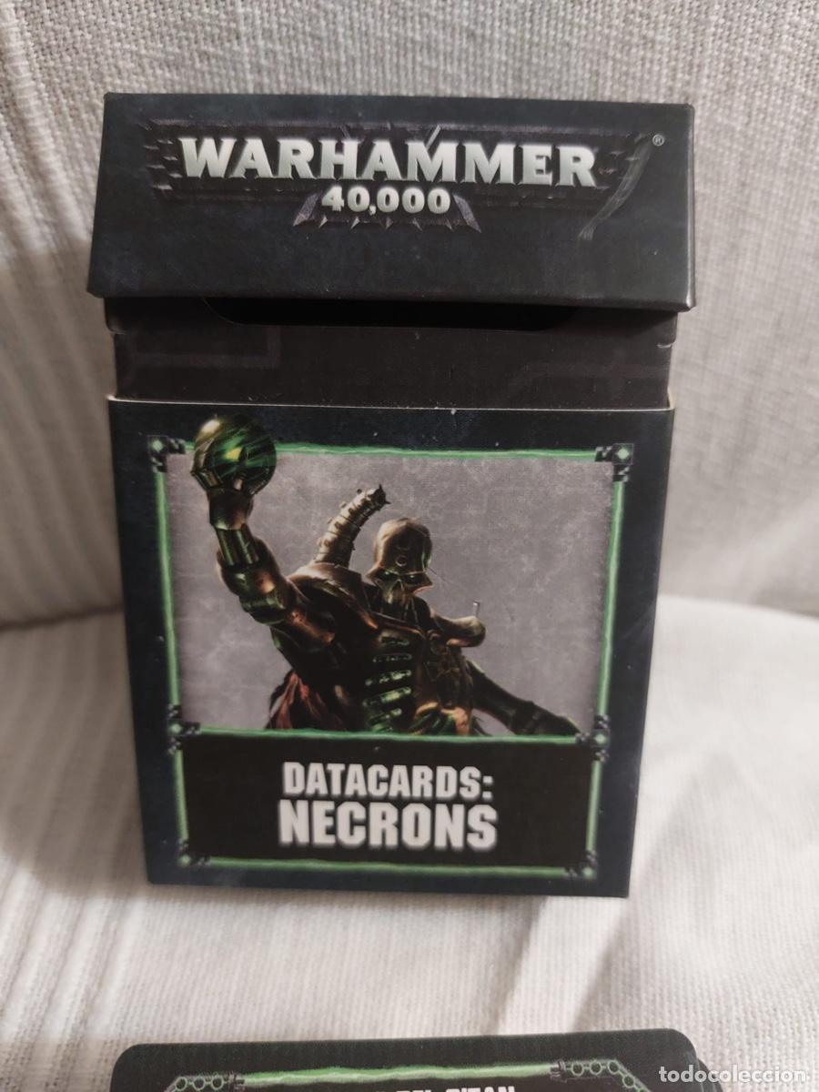 Juegos antiguos: WARHAMMER DATACARDS NECRONS - Foto 1