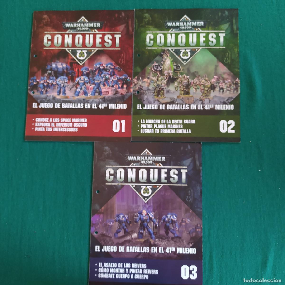 Juegos antiguos: WARHAMMER 40000 CONQUEST 1 , 2 Y 3 - Foto 1