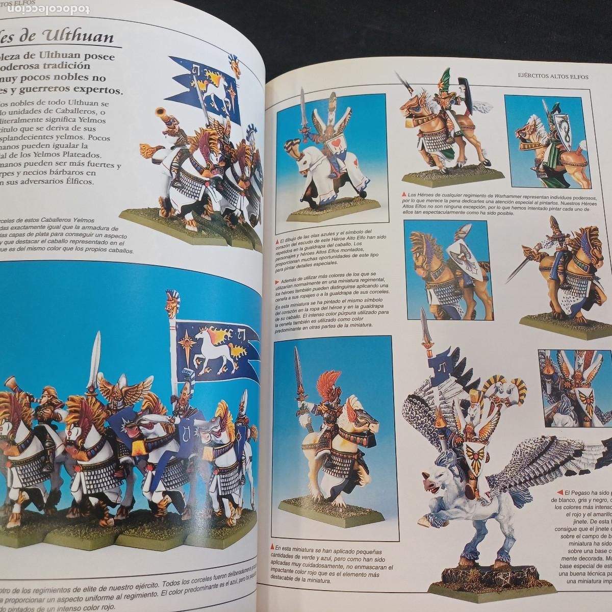 Juegos antiguos: WARHAMMER SUPLEMENTO/EJERCITOS ALTOS ELFOS. - Foto 6