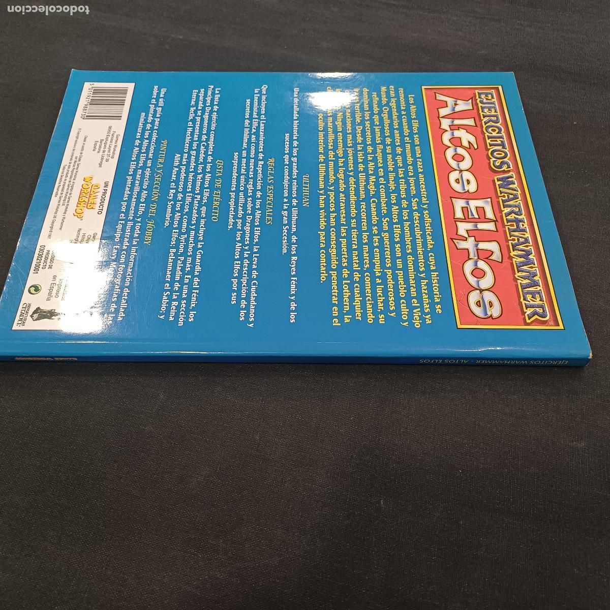 Juegos antiguos: WARHAMMER SUPLEMENTO/EJERCITOS ALTOS ELFOS. - Foto 9