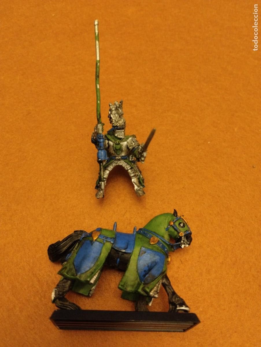 Juegos antiguos: Figura Warhammer a caballo - Foto 1