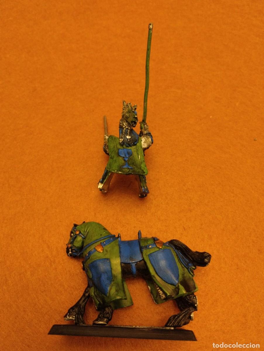 Juegos antiguos: Figura Warhammer a caballo - Foto 2