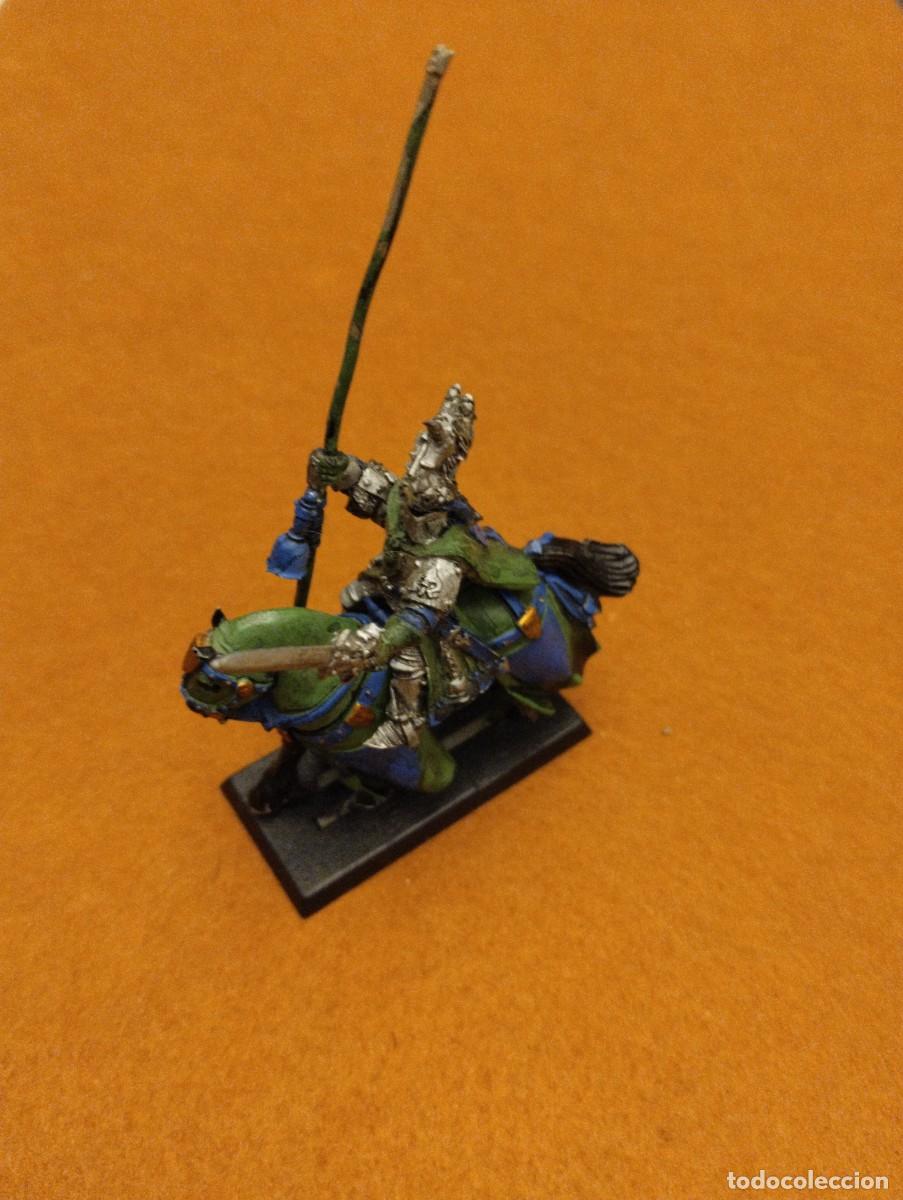 Juegos antiguos: Figura Warhammer a caballo - Foto 3