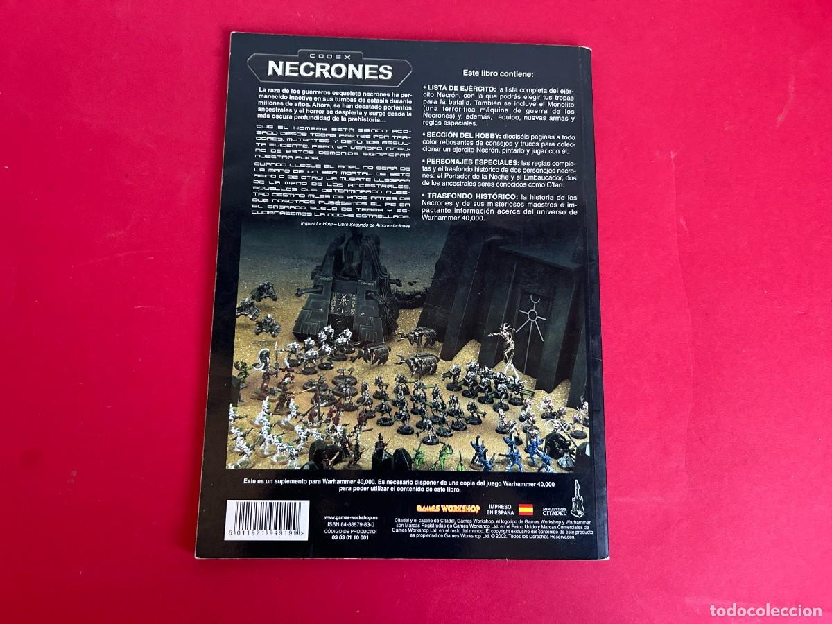 Juegos antiguos: CODEX NECRONES - WARHAMMER - Foto 2
