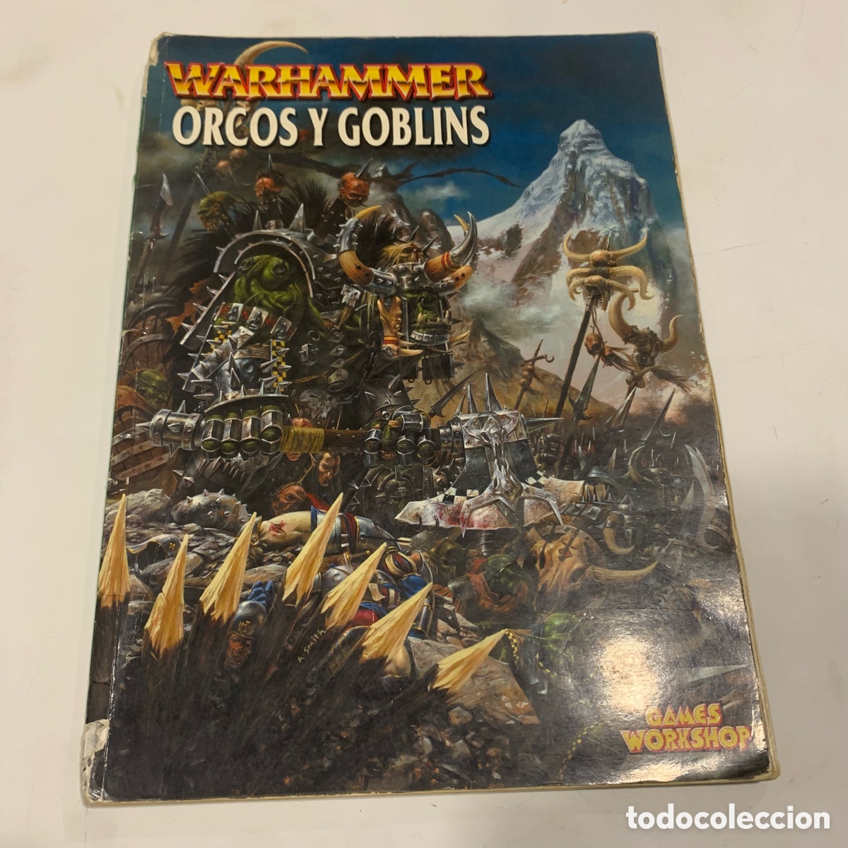 Juegos antiguos: Libro warhammer orcos y goblins games workshop 2000 - Foto 1