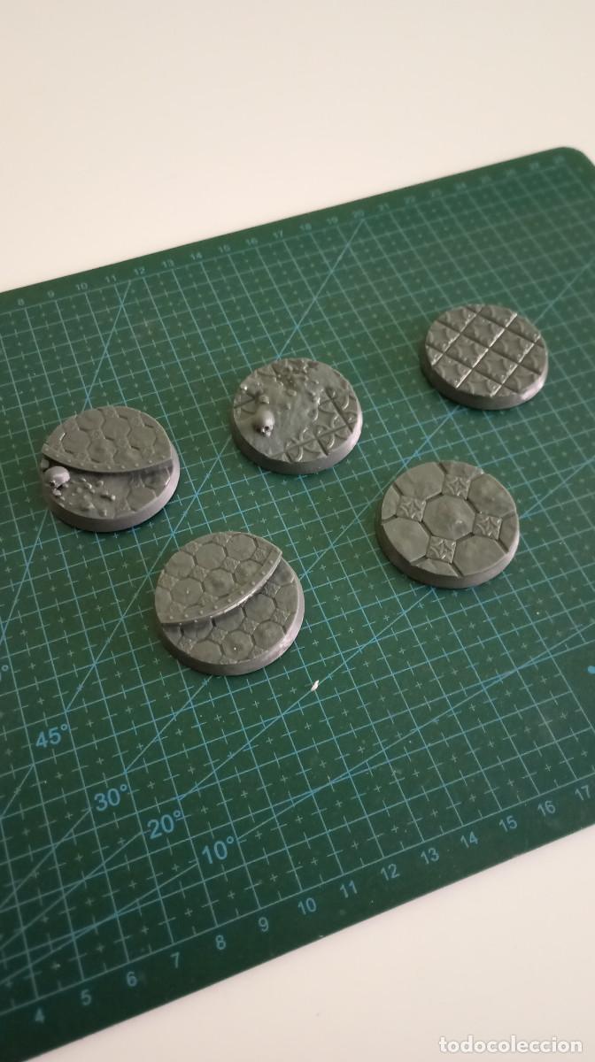 Juegos antiguos: 5 bases 40mm empedrado - Foto 1