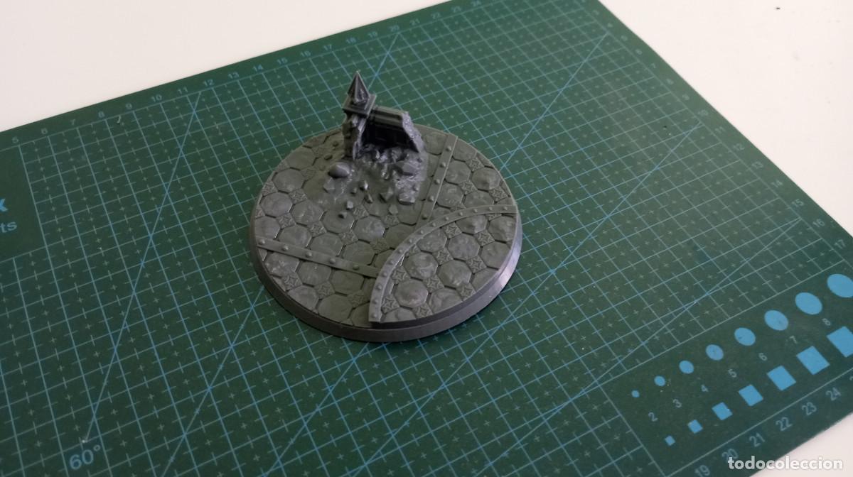 Juegos antiguos: 1x Base 90mm empedrado - Foto 1