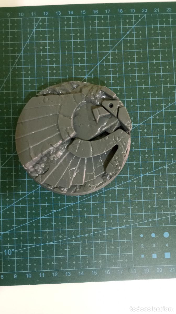Juegos antiguos: 1x Base 90mm aguila imperio - Foto 3