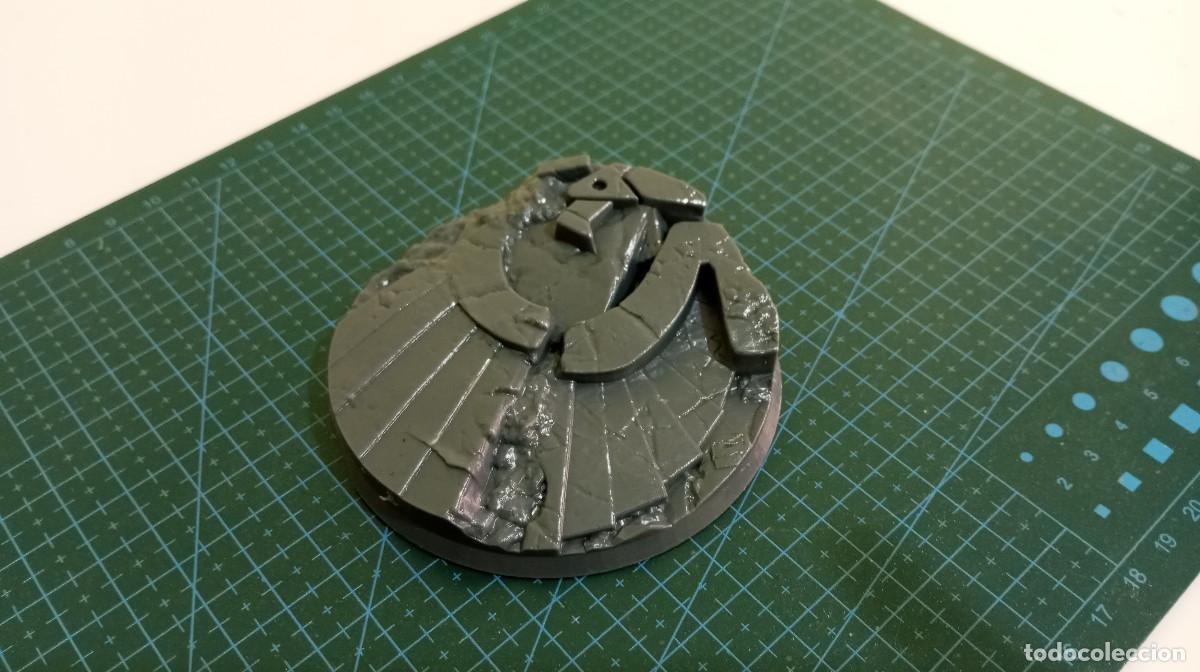 Juegos antiguos: 1x Base 90mm aguila imperio - Foto 5