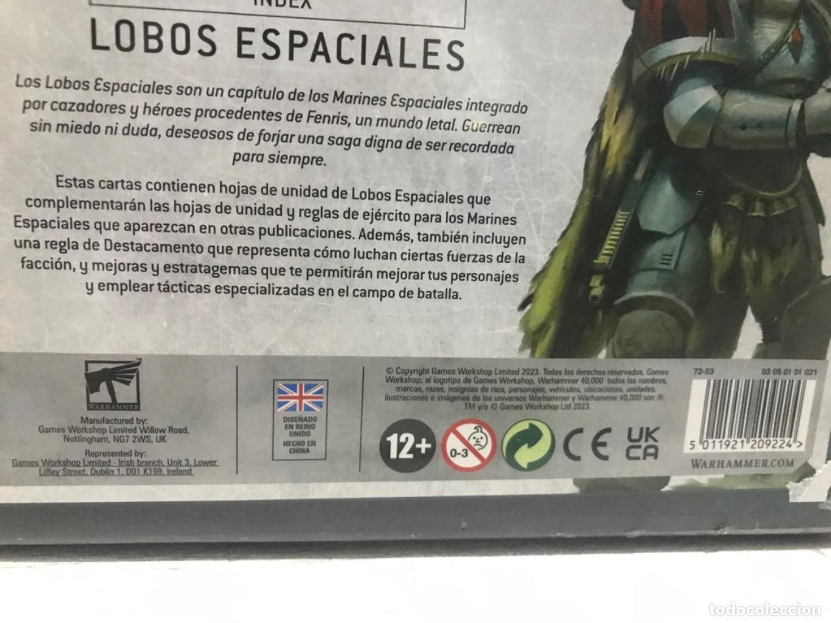 Juegos antiguos: Warhammer 40000 lobos espaciales - Foto 4
