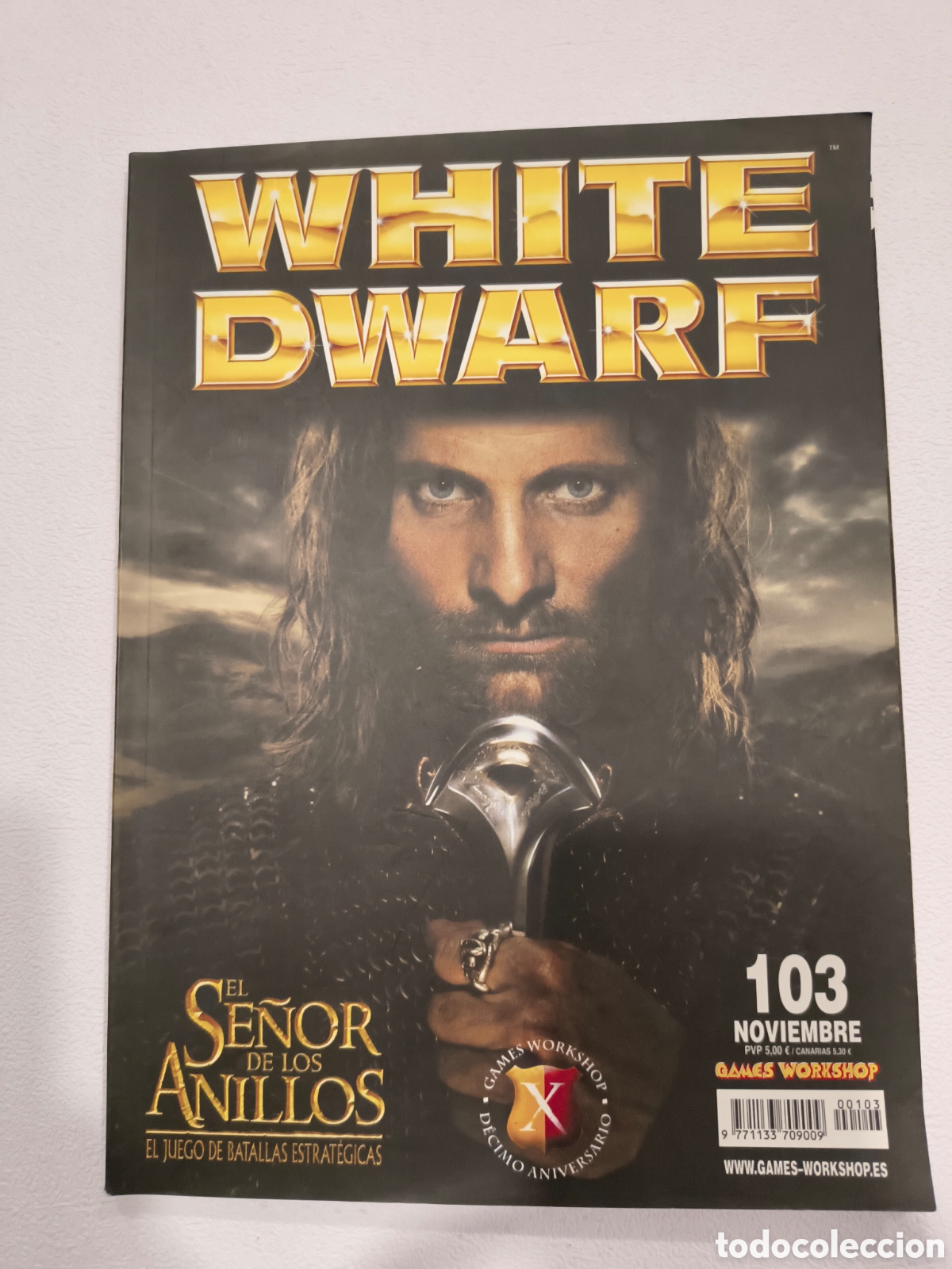 Juegos antiguos: White Dwarf, El se&ntilde;or de los anillos - Foto 1