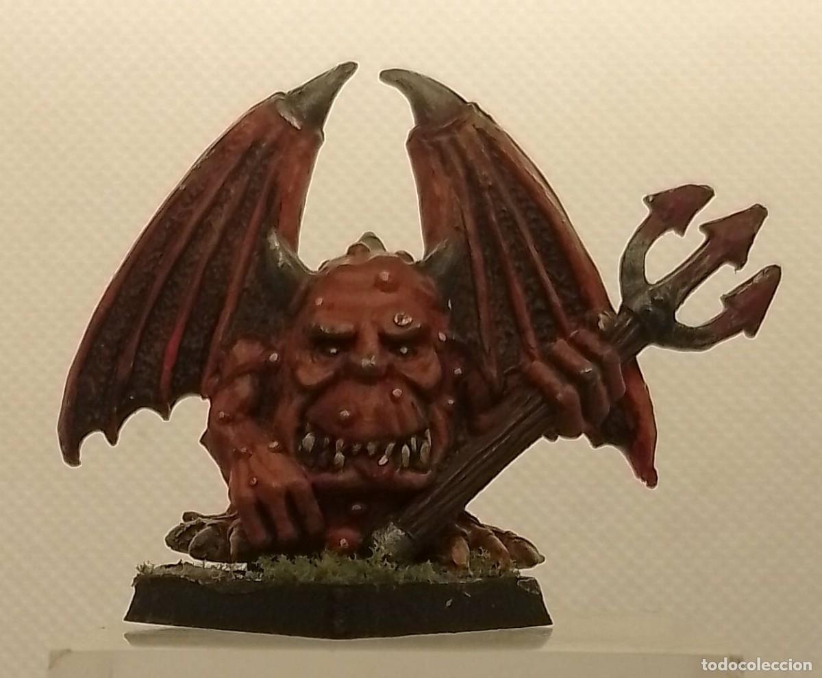 Juegos antiguos: Figura Demonio Warhammer - Foto 1