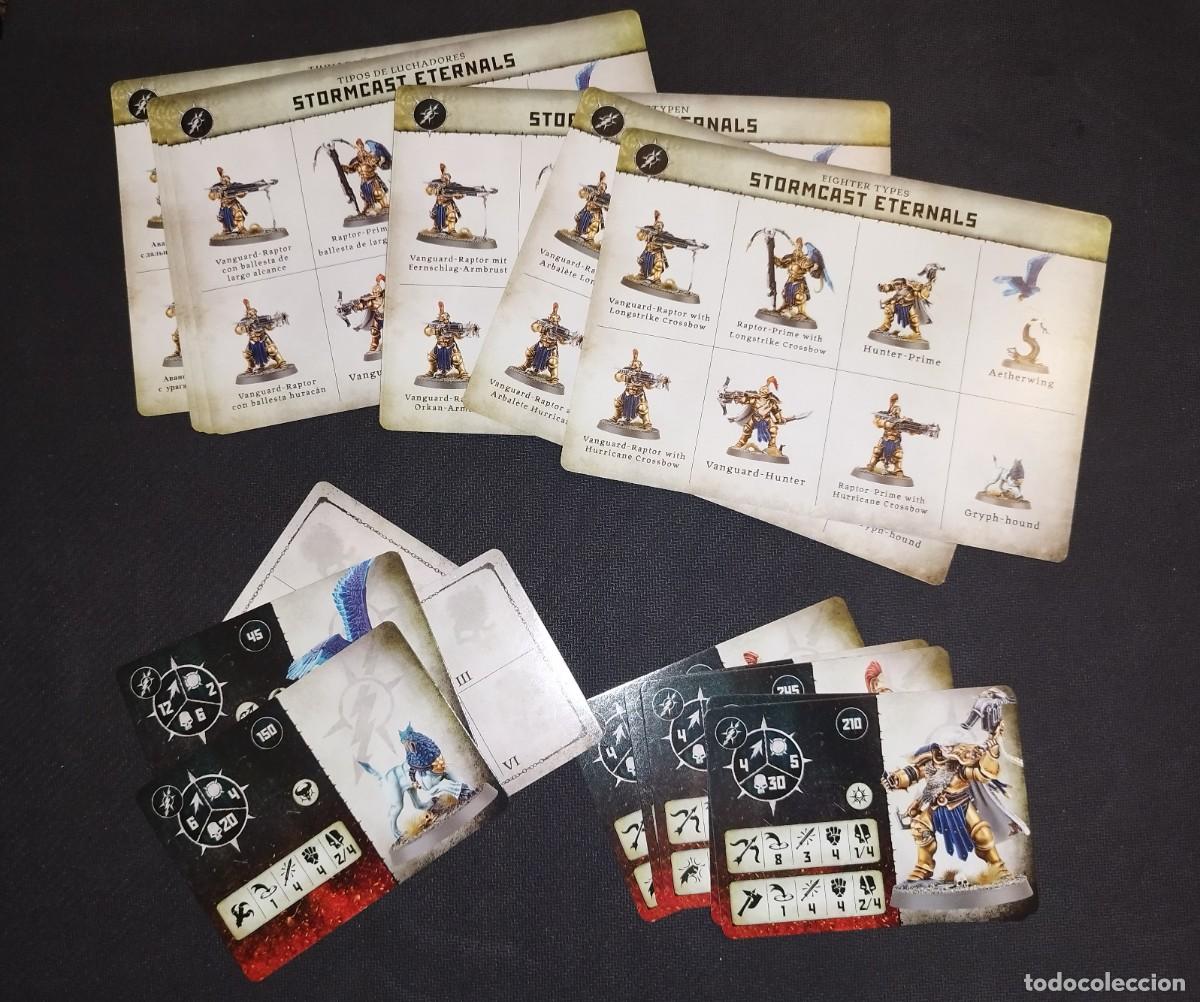 Juegos antiguos: Warhammer Warcry tarjetas - Foto 3