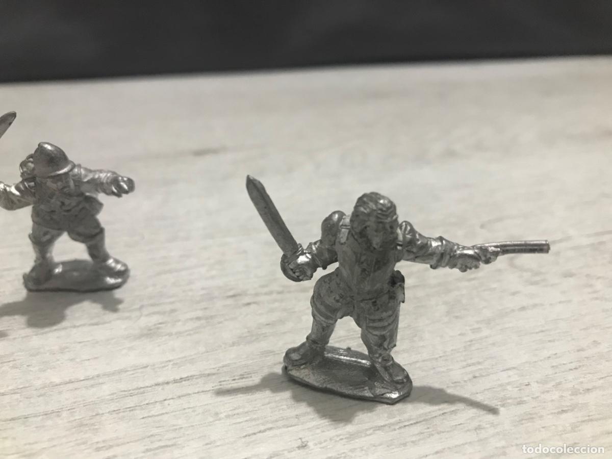 Juegos antiguos: Lote de 6 figuras de plomo tipo Warhammer - Foto 6