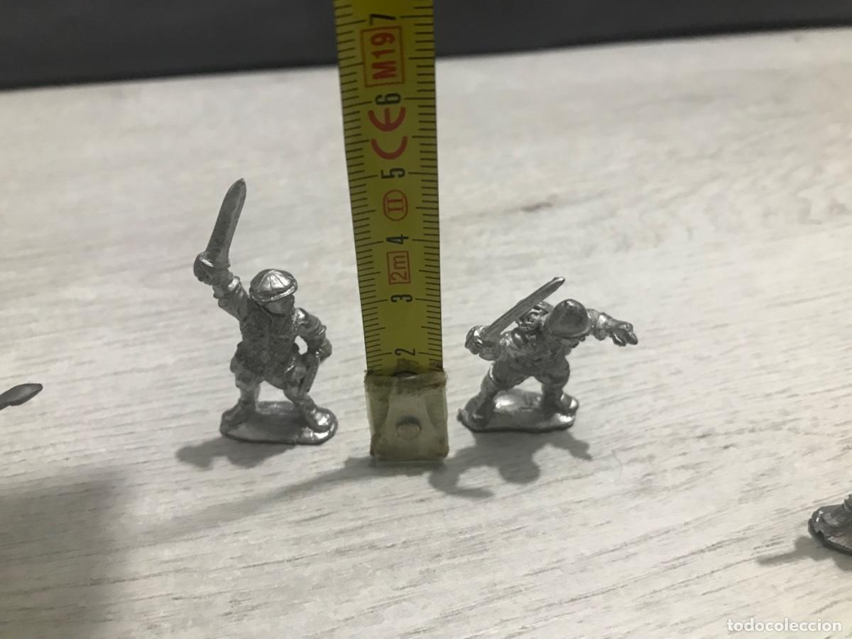 Juegos antiguos: Lote de 6 figuras de plomo tipo Warhammer - Foto 9