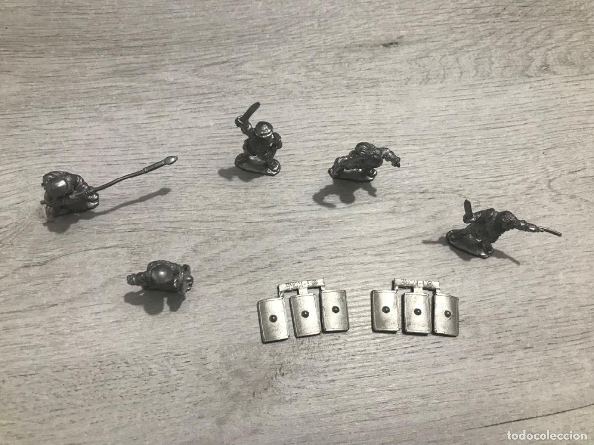 Juegos antiguos: Lote de 6 figuras de plomo tipo Warhammer - Foto 12