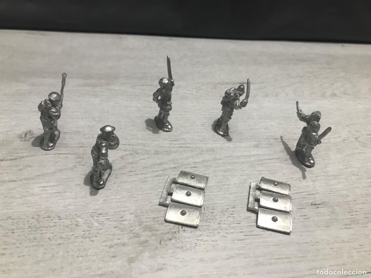 Juegos antiguos: Lote de 6 figuras de plomo tipo Warhammer - Foto 13