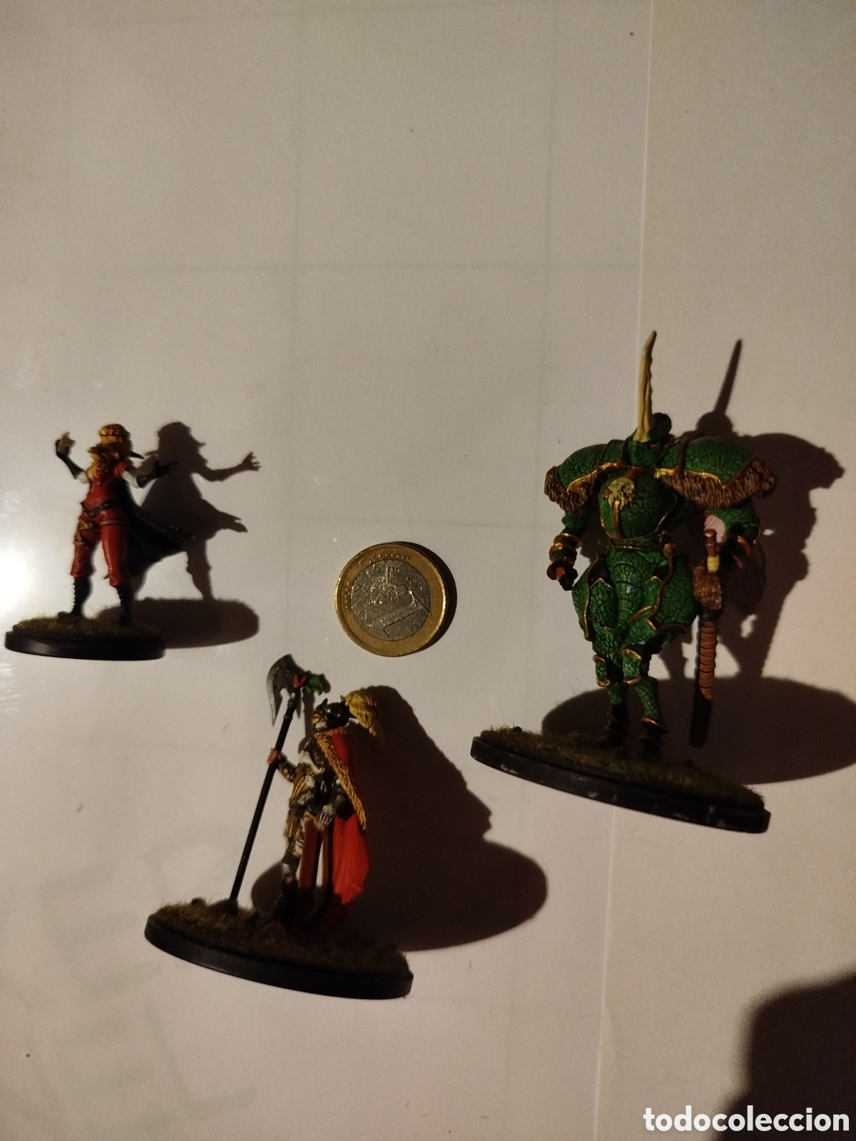 Juegos antiguos: 3 figuras de pl&aacute;stico pintadas - Foto 1