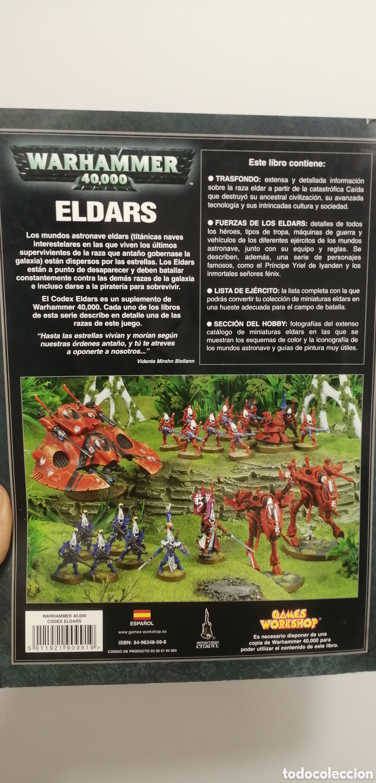 Juegos antiguos: Warhammer 40.000 Codex Eldars - Foto 4