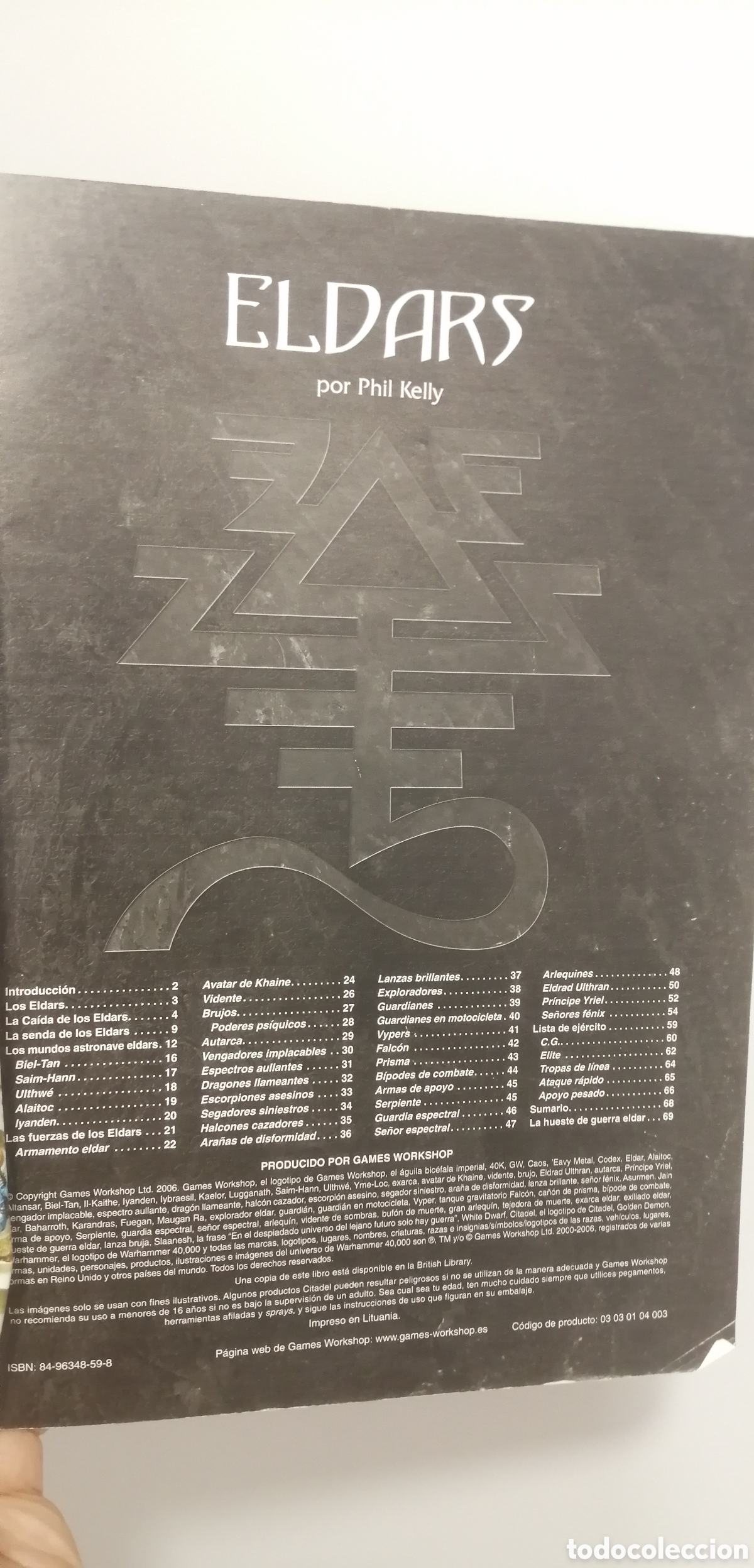 Juegos antiguos: Warhammer 40.000 Codex Eldars - Foto 5