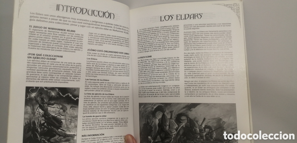 Juegos antiguos: Warhammer 40.000 Codex Eldars - Foto 6