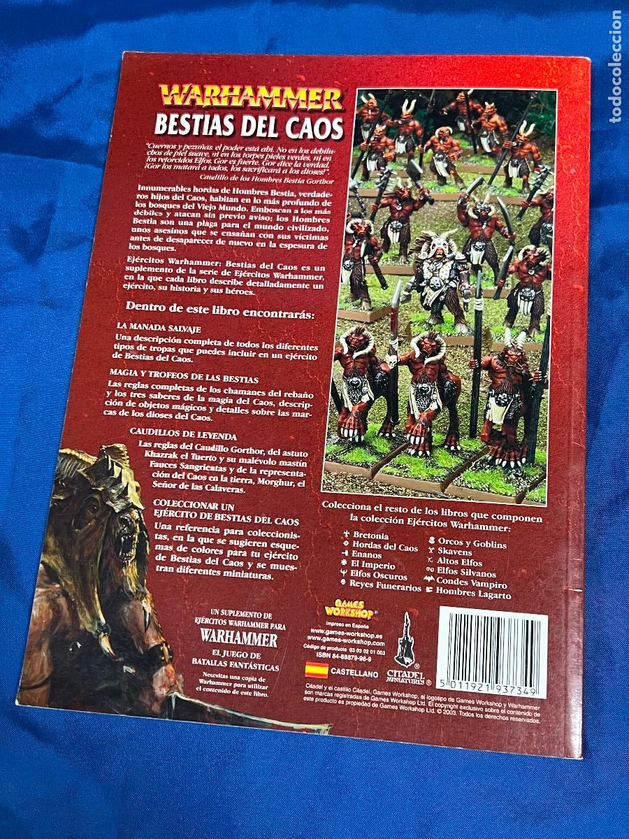 Juegos antiguos: WARHAMMER BESTIAS DEL CAOS MANUAL - Foto 4
