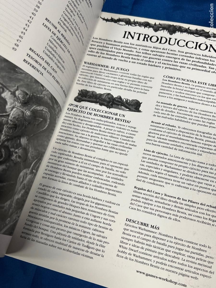Juegos antiguos: WARHAMMER HOMBRES BESTIA - Foto 2