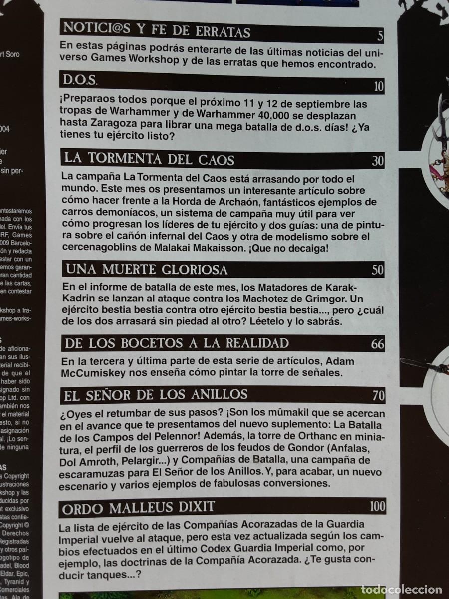Juegos antiguos: WHITE DWARF NUMERO 111 JULIO 2004 GAMES WORKSHOP - Foto 4