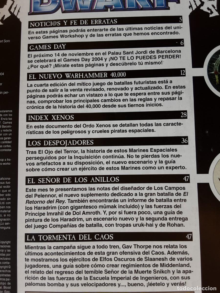 Juegos antiguos: WHITE DWARF NUMERO 112 AGOSTO 2004 GAMES WORKSHOP - Foto 5