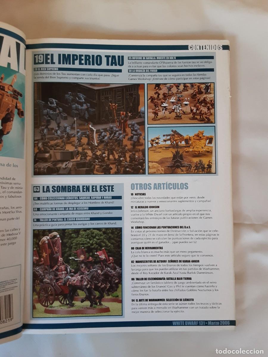 Juegos antiguos: WHITE DWARF NUMERO 131 MARZO 2005 GAMES WORKSHOP - Foto 3