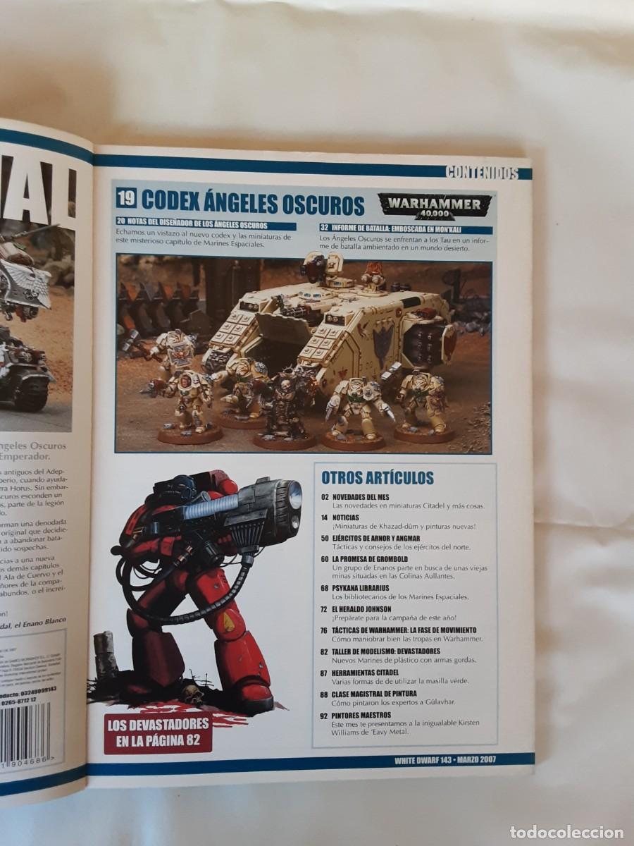 Juegos antiguos: WHITE DWARF NUMERO 143 MARZO 2005 GAMES WORKSHOP - Foto 3