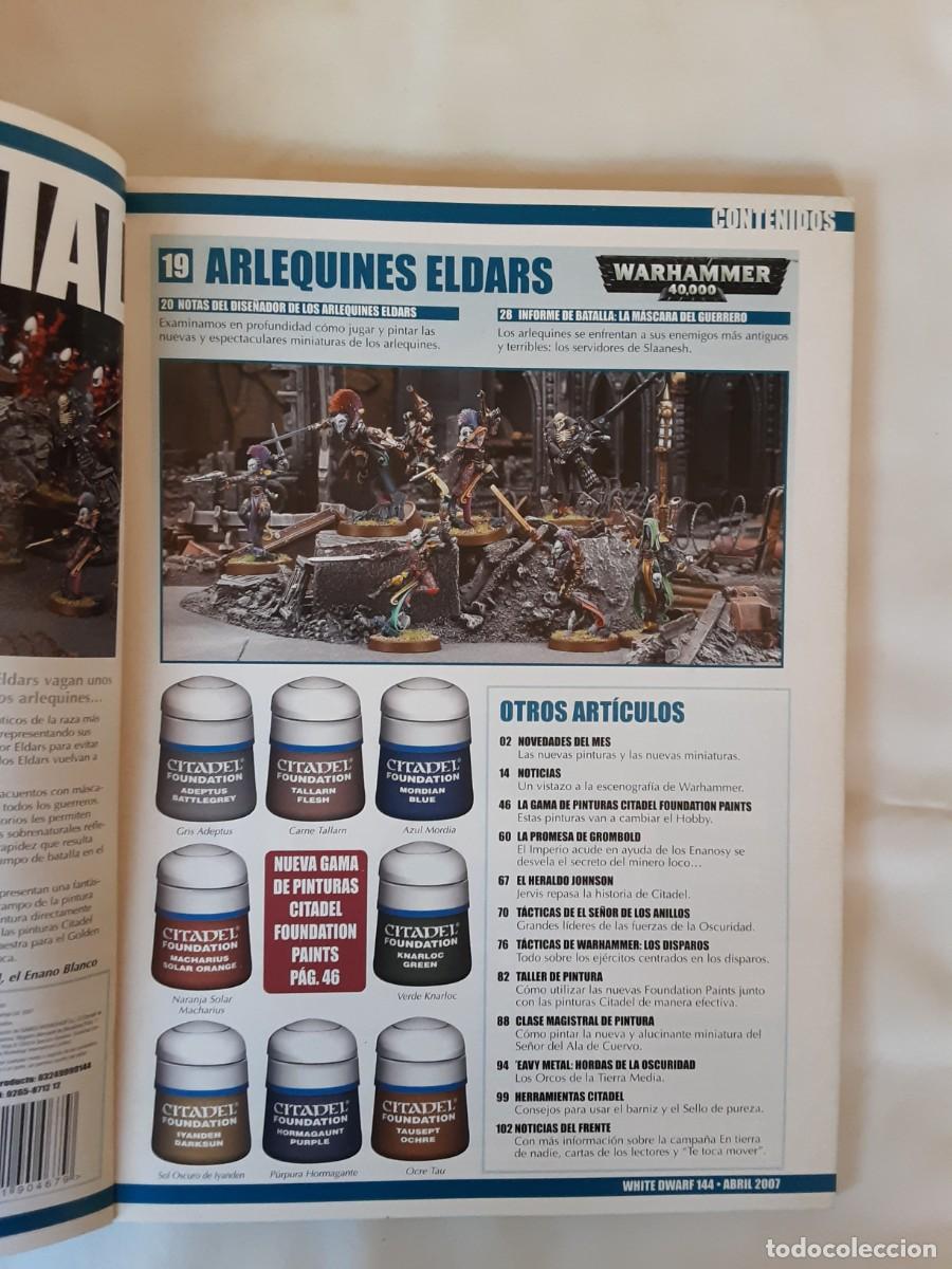 Juegos antiguos: WHITE DWARF NUMERO 144 ABRIL 2005 GAMES WORKSHOP - Foto 3