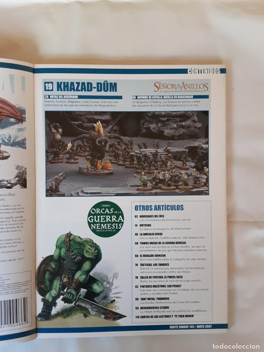 Juegos antiguos: WHITE DWARF NUMERO 145 MAYO 2005 GAMES WORKSHOP - Foto 3