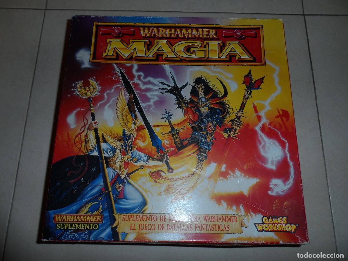 Juegos Antiguos: JUEGO DE ROL WARHAMMER MAGIA SUPLEMENTO 1997 ESPA&Ntilde;OL + EXTRAS