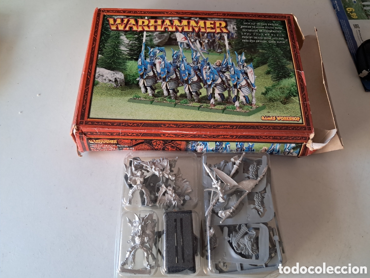 Juegos Antiguos: PRINCIPES DRAGON, ALTOS ELFOS, WARHAMMER.
