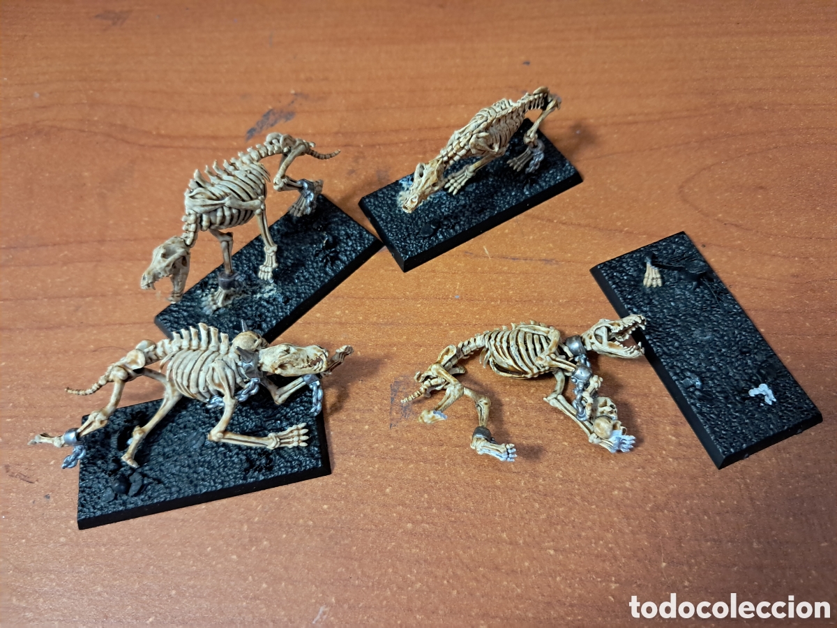 Juegos antiguos: Lobos esquel&eacute;ticos Warhammer Oldworld - Foto 2
