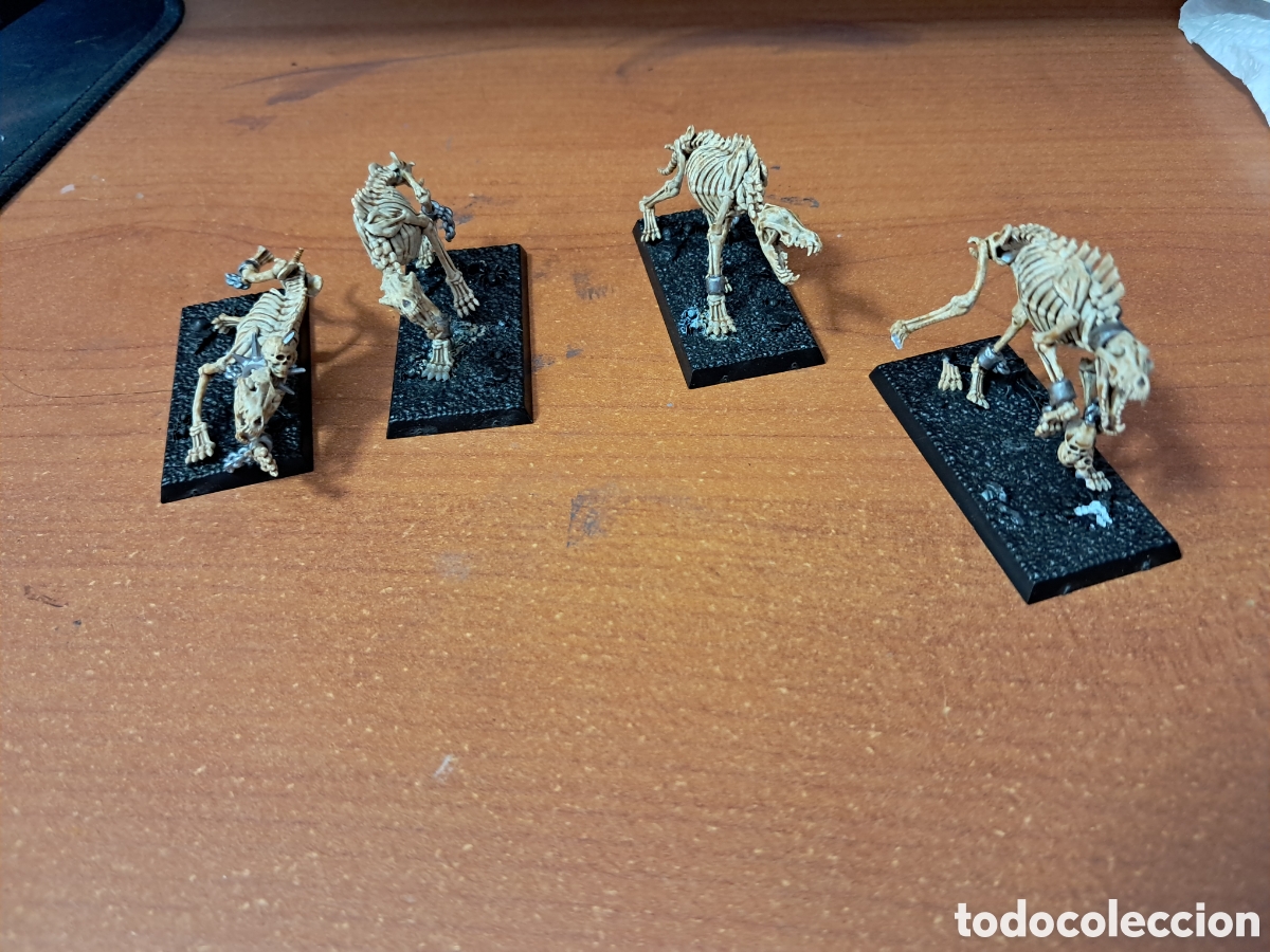 Juegos antiguos: Lobos esquel&eacute;ticos Warhammer Oldworld - Foto 3