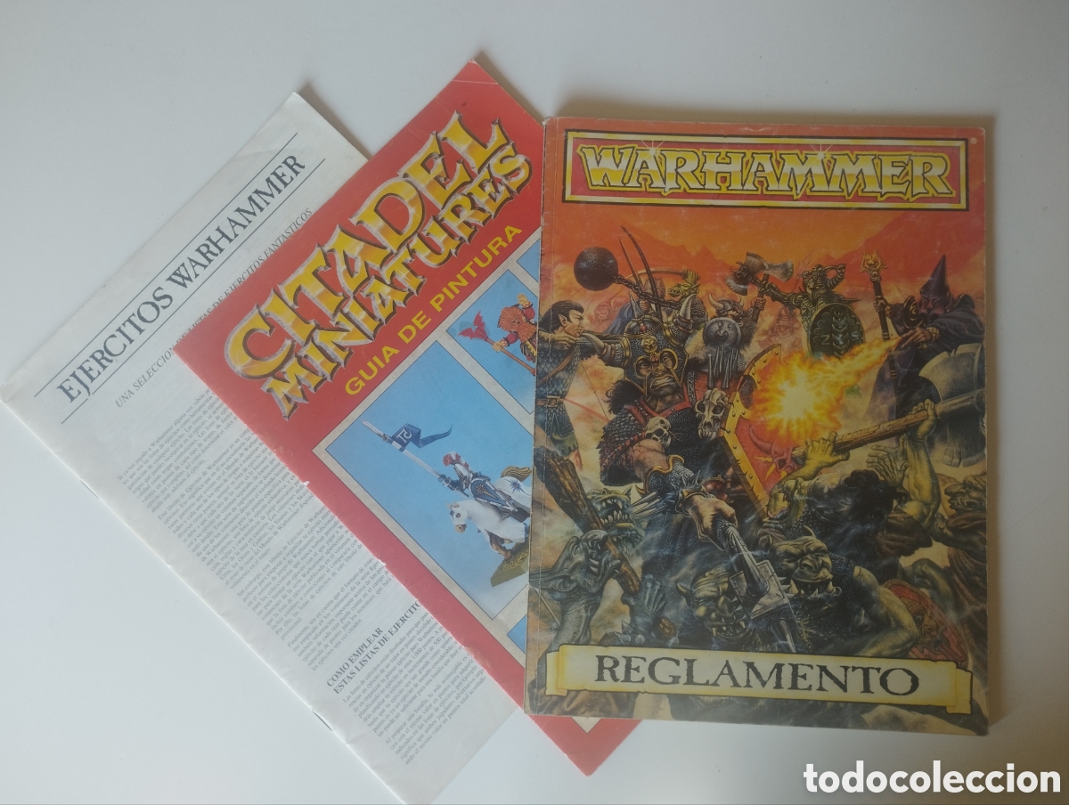 Juegos Antiguos: Warhammer Fantasy 4&ordf; ed (1992) Reglamento + extras