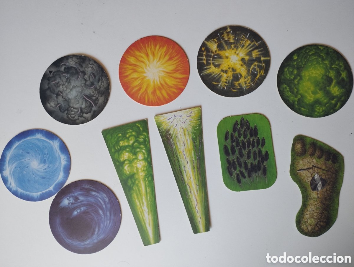 Juegos Antiguos: Plantillas Magia Warhammer Fantasy 5&ordf; Ed.