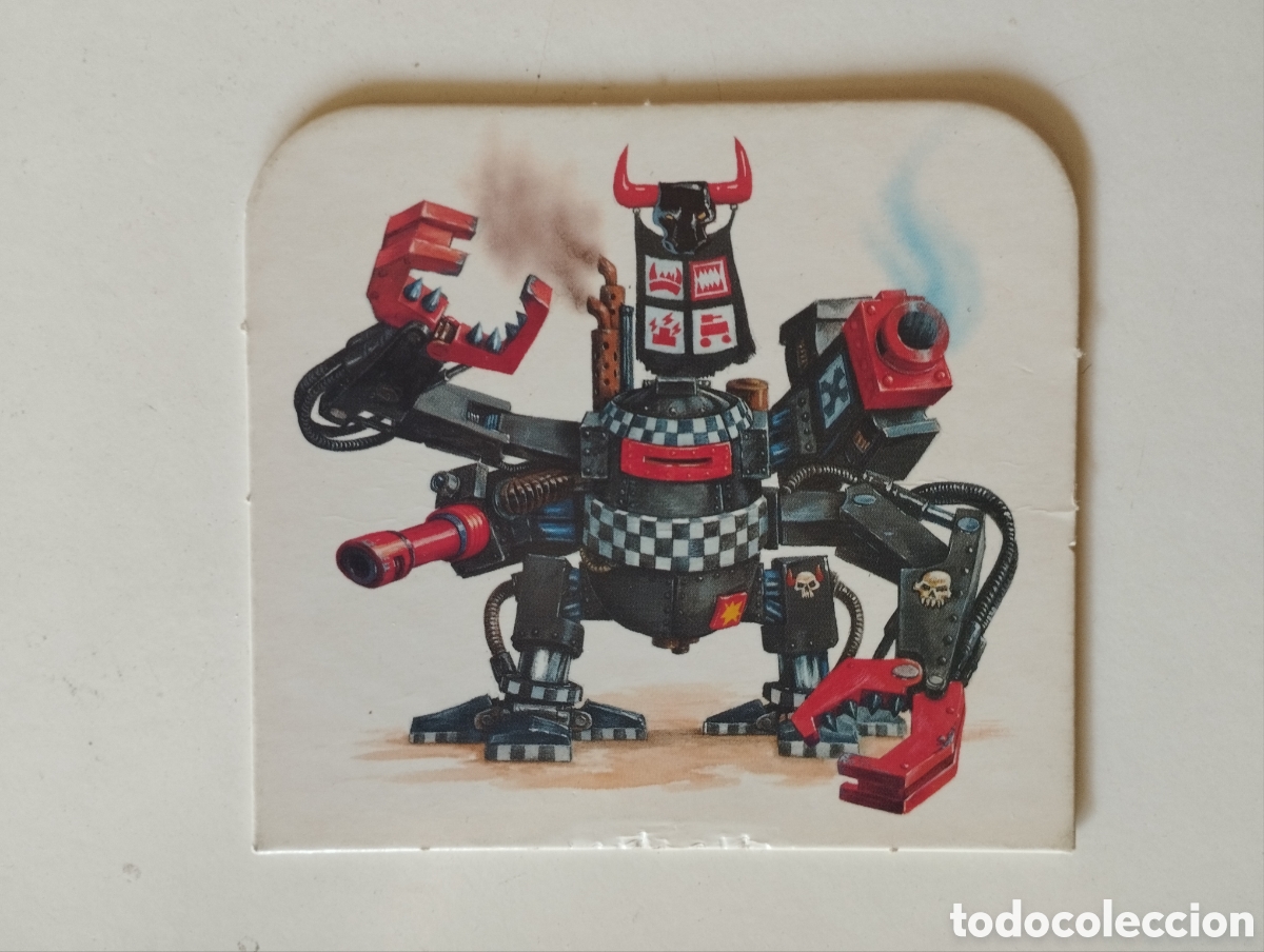 Juegos antiguos: Tarjetas Warhammer 40k 2&ordf; Ed Orkos - Foto 1
