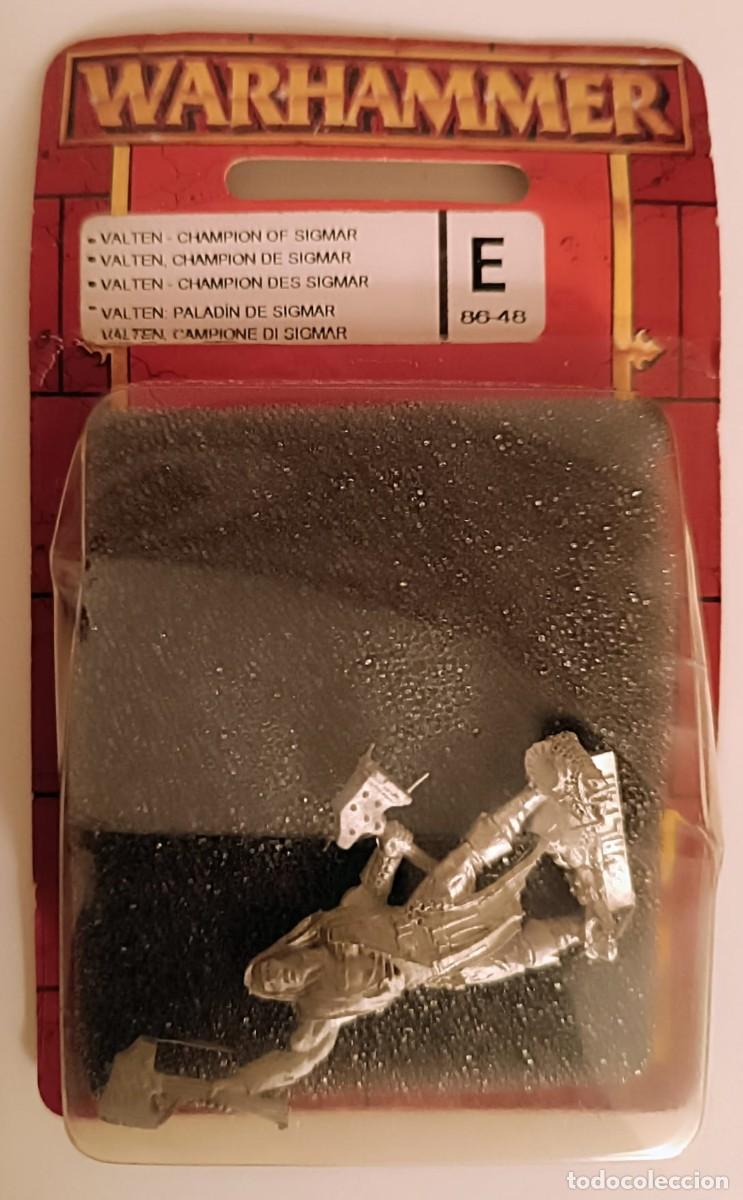Juegos Antiguos: Valten: Elegido de Sigmar - Warhammer Fantasy - Bl&iacute;ster Original (MINT)