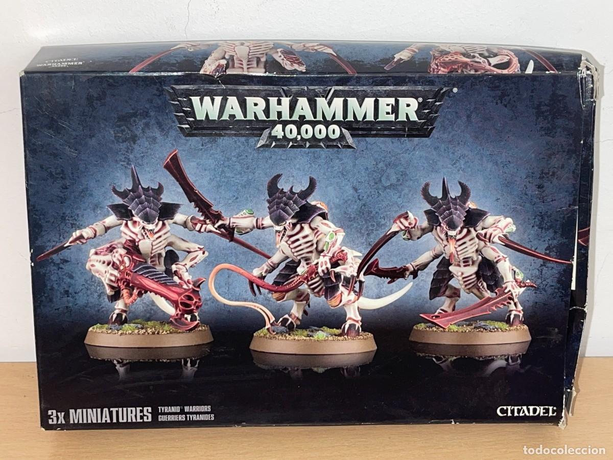 Juegos Antiguos: Warhammer 40.000 Tyranid Warriors Guerreros Tyranidos Games Workshop Citadel Ref. 3296 INCOMPLETA!