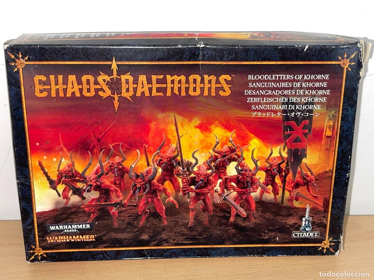 Juegos Antiguos: Warhammer 40.000 Chaos Daemons Desangradores de Khorne 40K Games Workshop Citadel 4065 INCOMPLETA!