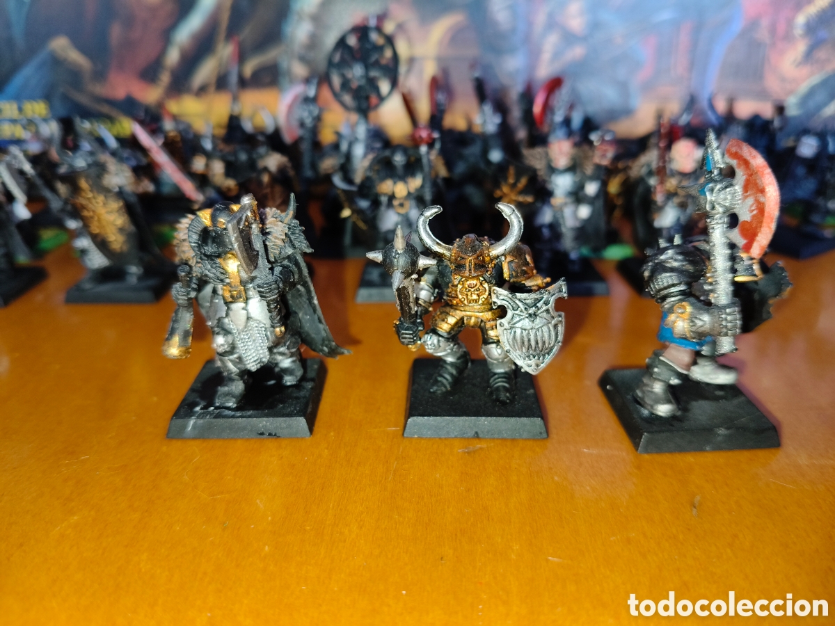Juegos antiguos: LOTE FIGURAS PLASTICO WARHAMMER DEL CAOS - Foto 2
