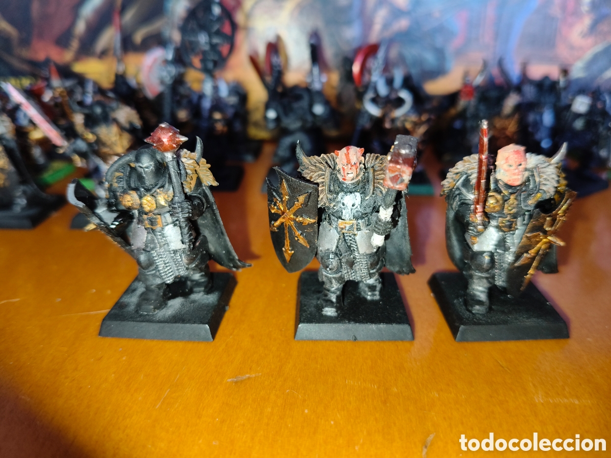 Juegos antiguos: LOTE FIGURAS PLASTICO WARHAMMER DEL CAOS - Foto 3